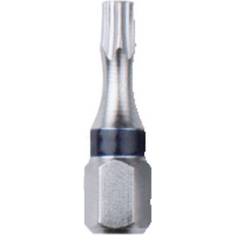 KS Tools 1/4 TORSIONpower Bit TX, 25 mm, TB25, mit Bohrung, 5er Pack