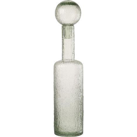 Bouteille Déco en Verre "Spiaggia" 56cm Gris Vert (1/4)