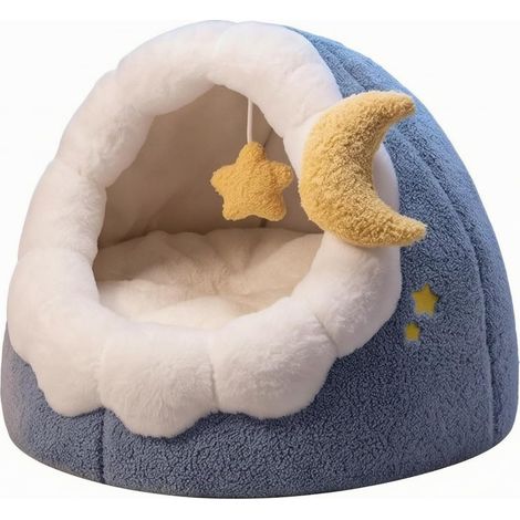 Portable, Wipe-Clean Plush Basket, Cha, lon, Crate, Blue, M (1/5)