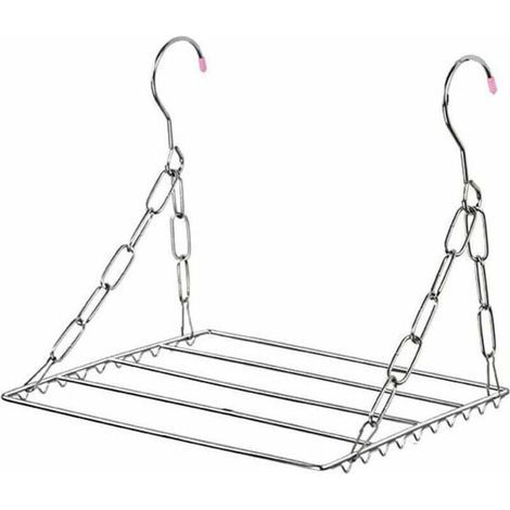 Multifunktionaler Wäscheständer, Wäschebügel aus Edelstahl zum Aufhängen von Kleidung, Handtüchern und Socken, von DEBUNS (1/5)
