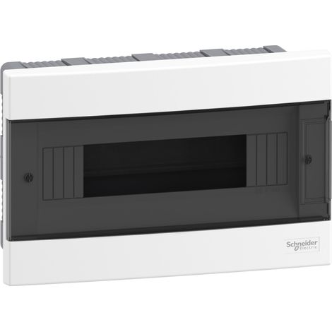 Unterputzverteiler Easy9 EU IP40 EZ9EU-1-12-PT-T transparente Tür 1-reihig 12 Module/Reihe (1/5)