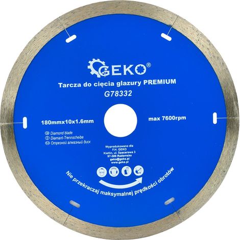 Disque de coupe pour carrelage 180 mm x 10 mm x 1,6 mm premium (50) (1/3)