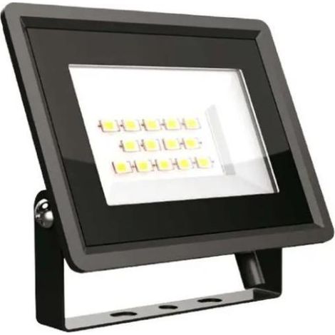 10W LED PROIETTORE SMD F-SERIES CORPO NERO 4000K                                                         - Luce NATURALE (1/5)