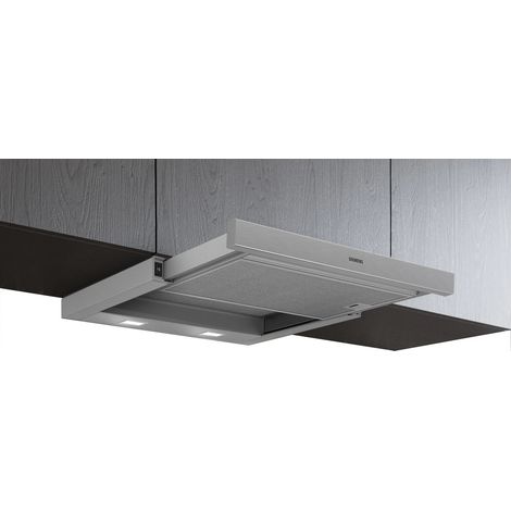Hotte télescopique 60 cm 394 m3/h inox. - Siemens - LI64MC521 (1/5)