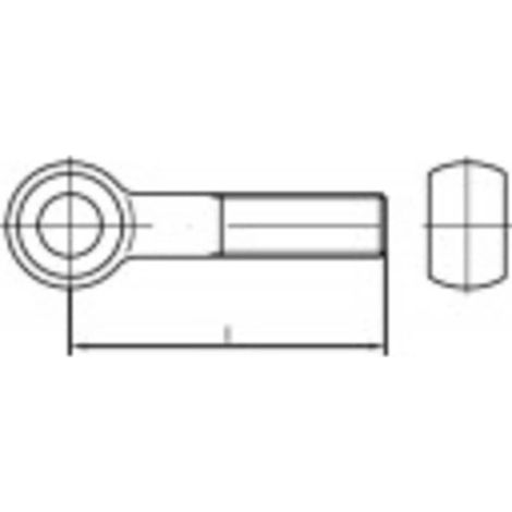[NEUWERTIG] B-Ware Toolcraft Ringschrauben Din 444 Stahl M8 Galvanisch Verzinkt 100mm 25 Stück
