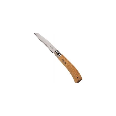 Handsäge Opinel n.12 Kohlenstoffstahlklinge Buchenholzgriff