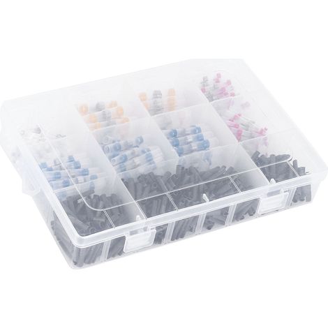 600 Pièces Manchons de Soudure Étanches Polyoléfine Rétractables Multicolores pour Câbles Électriques (1/5)