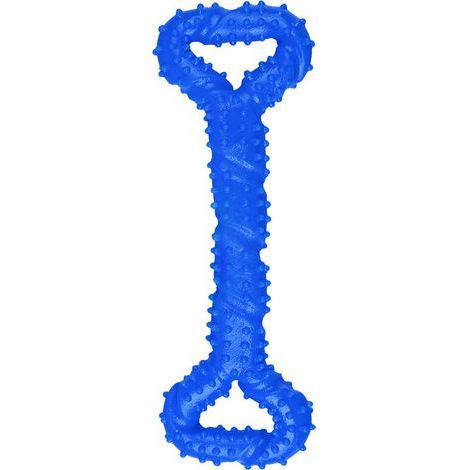Juguete masticable para perros, superficie convexa, juguete interactivo resistente para perros, masticación agresiva, perros pequeños y grandes, azul (azul) (1/5)