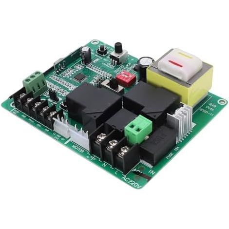 Tableau de Commande D'ouvre-Porte Coulissante, Circuit imprimé à Code Roulant avec 2 Télécommandes pour Porte Coulissante Résidentielle D'école D'usine (220V) (1/5)