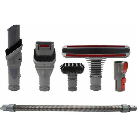Brosse Kit Accessoires avec Tuyau pour Dyson V8 V7 V6 V10 SV10 SV11 Aspirateur avec Adaptateur,Total Clean Pièces pour Dyson V6 DC45 DC35 DC52 DC29 DC62 DC33 DC34 (6 in 1) (1/4)