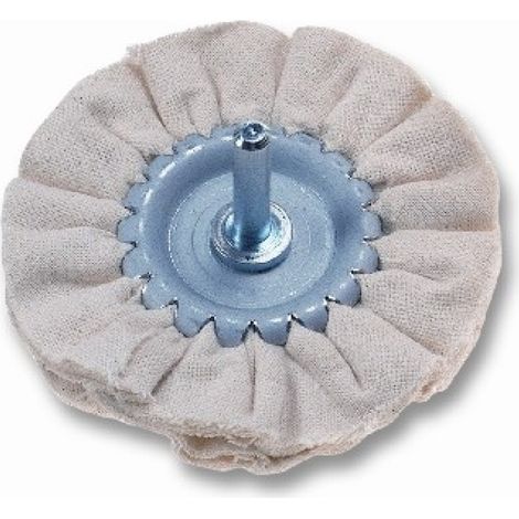 Rueda hta.elec abrillantado 80 mm grano 080 tela pg maxi (1/2)