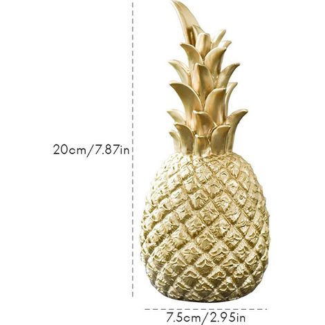 Moderne skandinavische Ananas-Dekoration aus Kunstharz für Wohnzimmer, Weinkeller, Fenster, Büro, Inneneinrichtung (1/5)