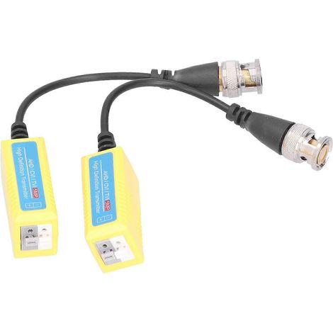 Deux équilibreurs vidéo passifs, émetteur à paires torsadées BNC 5MP HD CCTV, adaptés aux caméras de sécurité AHD/CVI/TVI. (1/5)