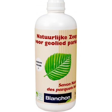 BLANCHON Savon Naturel Blanc 1 L – Nettoyant concentré pour parquets et planchers huilés – Formule biosourcée