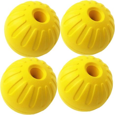 Lot de 4 balles pour chiens - s résistants pour chiens à mâcher avec force, balles en mousse EVA flottant sur l'eau (4 pièces de 9 cm / 3,54 pouces) (1/5)