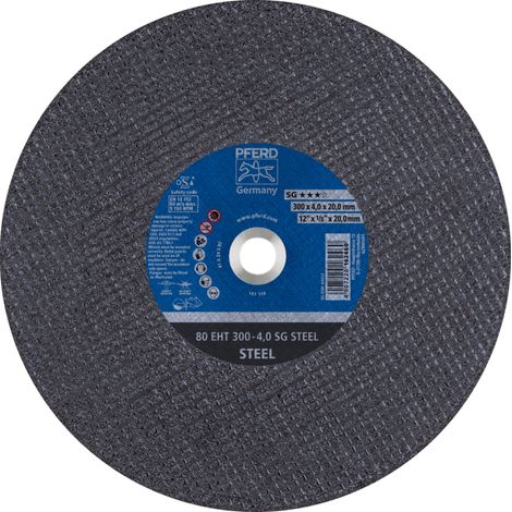 PFERD TOOLS Trennscheibe Trennschleifer EHT 300x4,0x20mm SG STEEL für Stahl (80 m/s) 20 Stk