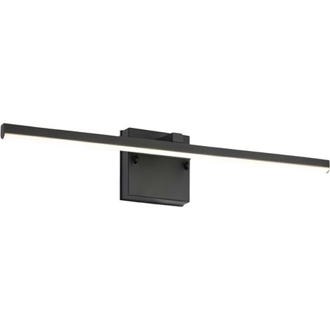 Applique specchio nera moderna Lowell LED 9W IP44 Reality