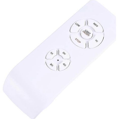 Kit de télécommande universelle pour ventilateur de plafond avec lampe, alimentation 110 V CA, minuterie, réglage de la vitesse du ventilateur et récepteur. (1/5)