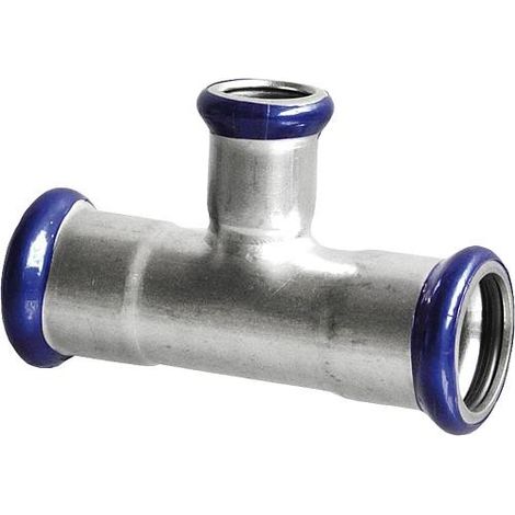 Raccord à sertir en acier inoxydable, contour M, pièce en T réduite 15-22-15mm (1/2)