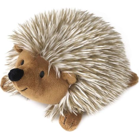 Ce jouet pour chien en forme de hérisson en peluche est doté d'un sifflet intégré et est durable, ce qui en fait un jouet interactif adapté aux chiens de petite et moyenne taille. (1/4)