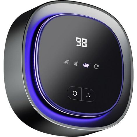 Mäusevertreiber Ultraschall-Mäusevertreiber mit 4 Einstellungen 360 Abdeckung Rattenvertreiber elektronischer Mücken und Kakerlakenvertreiber für (1/5)