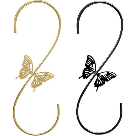 Green Mobility-2pc crochet pinces à linge papillon en fer forgé crochet multifonctionnel crochet d'alimentation (1/5)