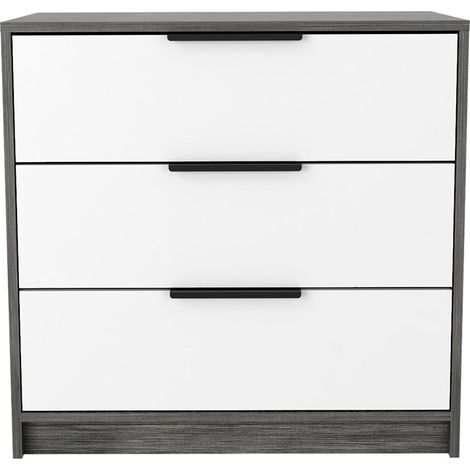 Commode Kaia à trois tiroirs avec un grand espace de rangement (1/4)