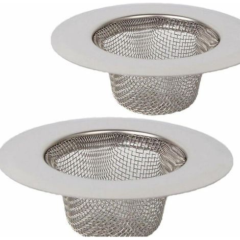 2 pièces en Acier Inoxydable Tamis,Mini Tamis d'évier,Filtre de Filtre de Drain d'évier d'acier Inoxydable,Tamis filtrant,Filtre pour évier de Douche, de Bain ou de Cuisine (1/4)