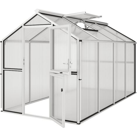 KGT Gewächshaus "Galant IV", pressblank, 8,8 m², 10 mm HKP