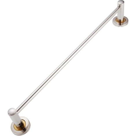 Porte-serviettes 50 cm en acier inoxydable antirouille, 50 cm en acier inoxydable antirouille, robuste, pour salle de bain et petits objets (1/5)