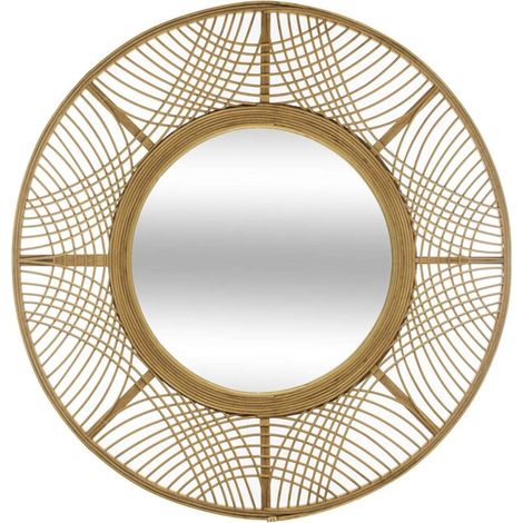 Specchio in bambù Ina D70cm - Atmosphera créateur d'intérieur (1/5)