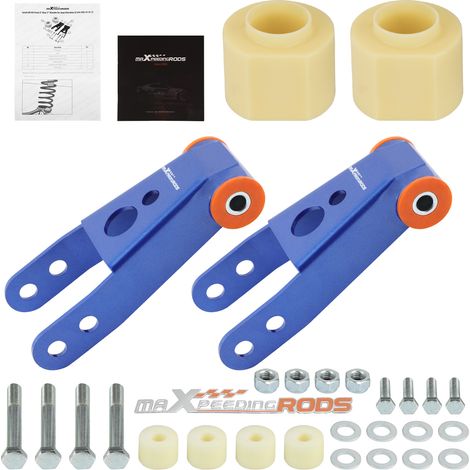 Kit de levage 3'' Avant - 2'' Arrière Shackle 4WD 1984-2001 for Jeep Cherokee XJ (1/5)