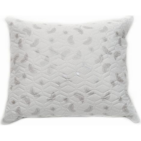 Almohada antialérgica 70X80 con plumas plateadas PREMIUM (1/4)