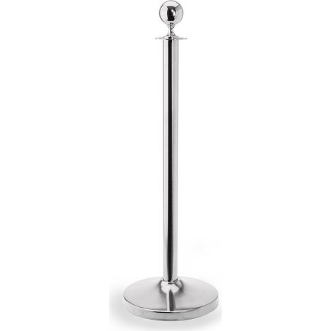 Poteau de barrage en Acier Inoxydable H 950 mm Ø 320 mm - Lot de 2 - Was Germany