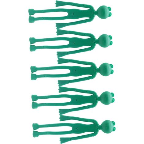 5 pièces Liens de Jardin Flexibles Forme de Grenouille Bandes de Fixation pour Plantes et Branches Accessoires de Soutien Végétal pour Jardin et Parc Attaches Auxiliaires (1/5)