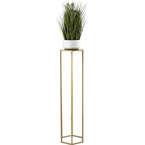 Blumenständer, gold, 100 cm