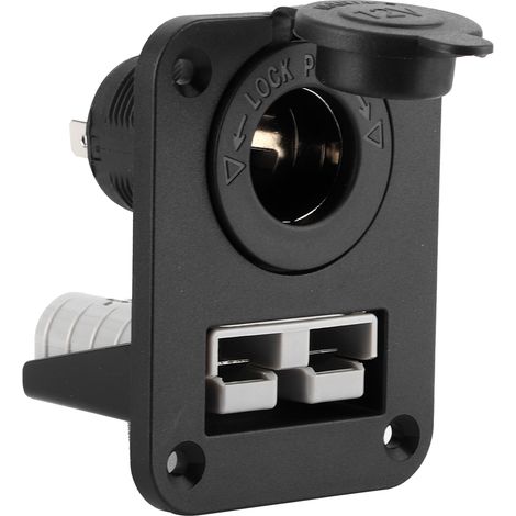 Adaptateur allume-cigare double sortie 50 A 600 W pour bateau, yacht, camping-car, bus et camion (1/5)