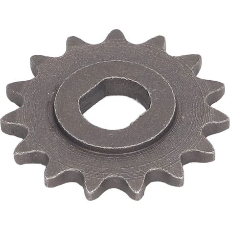 Pignon moteur 15 dents en acier 25H pour scooter électrique, compatible avec moteurs MY1020, MY1016, MY1018, durable et résistant.