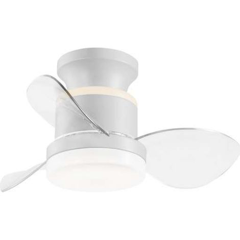 Ventilador a techo modelo Salento, 3 palas acabado blanco, 23cm(alto) 50cm(ancho) 50cm(fondo) . (1/5)