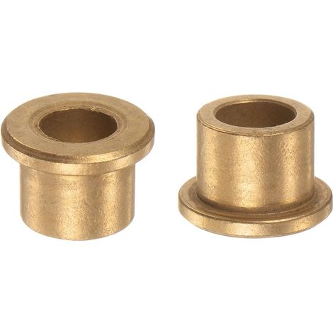 Flanschbuchse aus Bronze – 2er-Pack – Selbstschmierend – 12 mm Bohrung für reduzierte Reibung – Für Industrie- und Haushaltsgeräte – Außendurchmesser 18 mm (1/5)