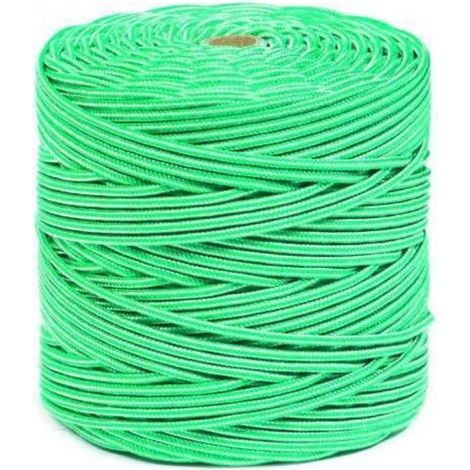 FPLUS cuerda poliplastico 5 mm. verde x200 mts. , COMPOSICIÓN.Trenzado exterior 50% multifi lamentos polipropileno, 50% multifi lamentos polietileno. Alma interior polipropileno 10