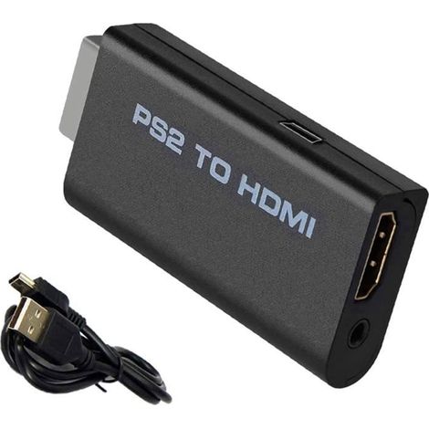 Adaptateur HDMI - NETBOAT - PS2 vers HDMI - Plug and Play - Sortie audio et vidéo numérique - Compatible HDTV (1/4)