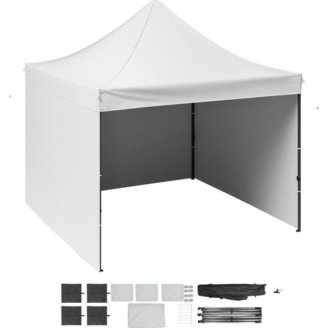 Mophorn Pop-up-Überdachung, 10 x 10 Fuß tragbares Pavillonzelt mit Rolltasche, abnehmbaren Seitenwänden, UV-beständig und wasserdicht