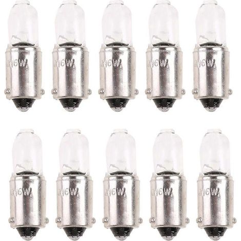 Lot de 10 ampoules LED résistantes à l'usure pour phares de voiture H6W 434 BAX9S 12V 6W (1/5)