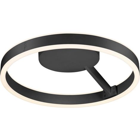 Applique et plafonnier ONE 40 rond 2700/3000 K 14W DALI Touch 130° noir - SLV - 1008553