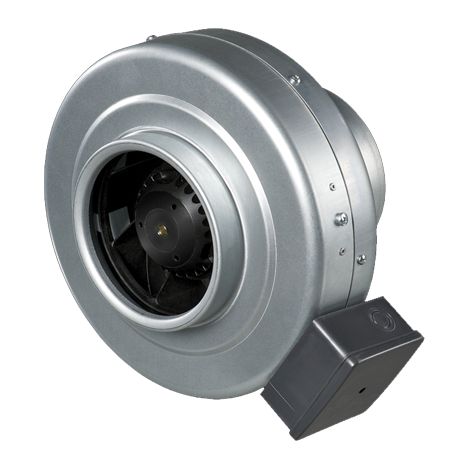Ventilateur de conduit VKMZ160 – Débit max 455 m3/h – Moteur monophasé avec protection IP 44 – Montage dans tous les sens – Econoprime
