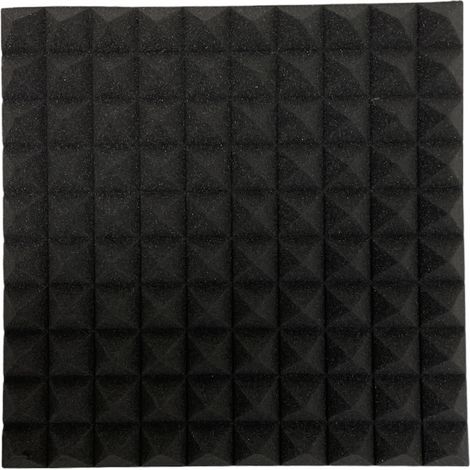 Pannelli Piramidali 5,5 Cm 50x50x5,5 Cm - Ignifughi fonoassorbenti insonorizzanti piramidale per correzione audio in poliuretano isolamento acustico dj