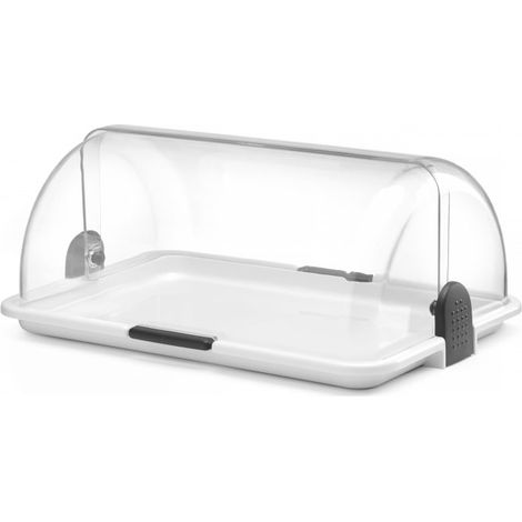 Vitrine alimentaire simple avec couvercle RollTop - Hendi 871706 (1/4)