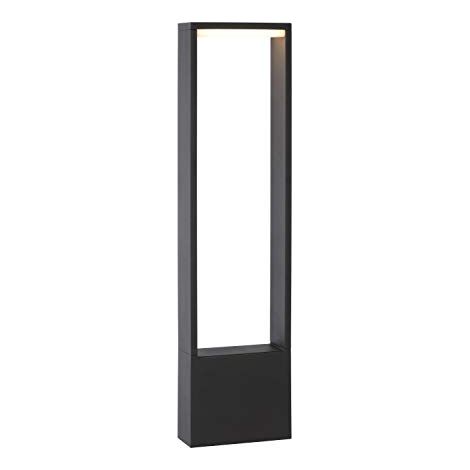 Lucide 28857/61/30 - Terminale da esterno, in alluminio, 6,5 W, colore: Antracite (1/4)