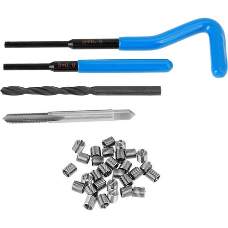 Kit de réparation de filetage en acier inoxydable M5 (1/5)